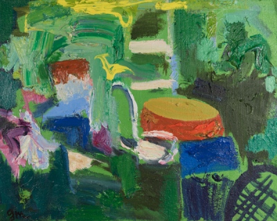 Ullas dārzs. Audekls / eļļa, 40x50 cmUlla's Garden. Canvas / oil, 40x50 cm
